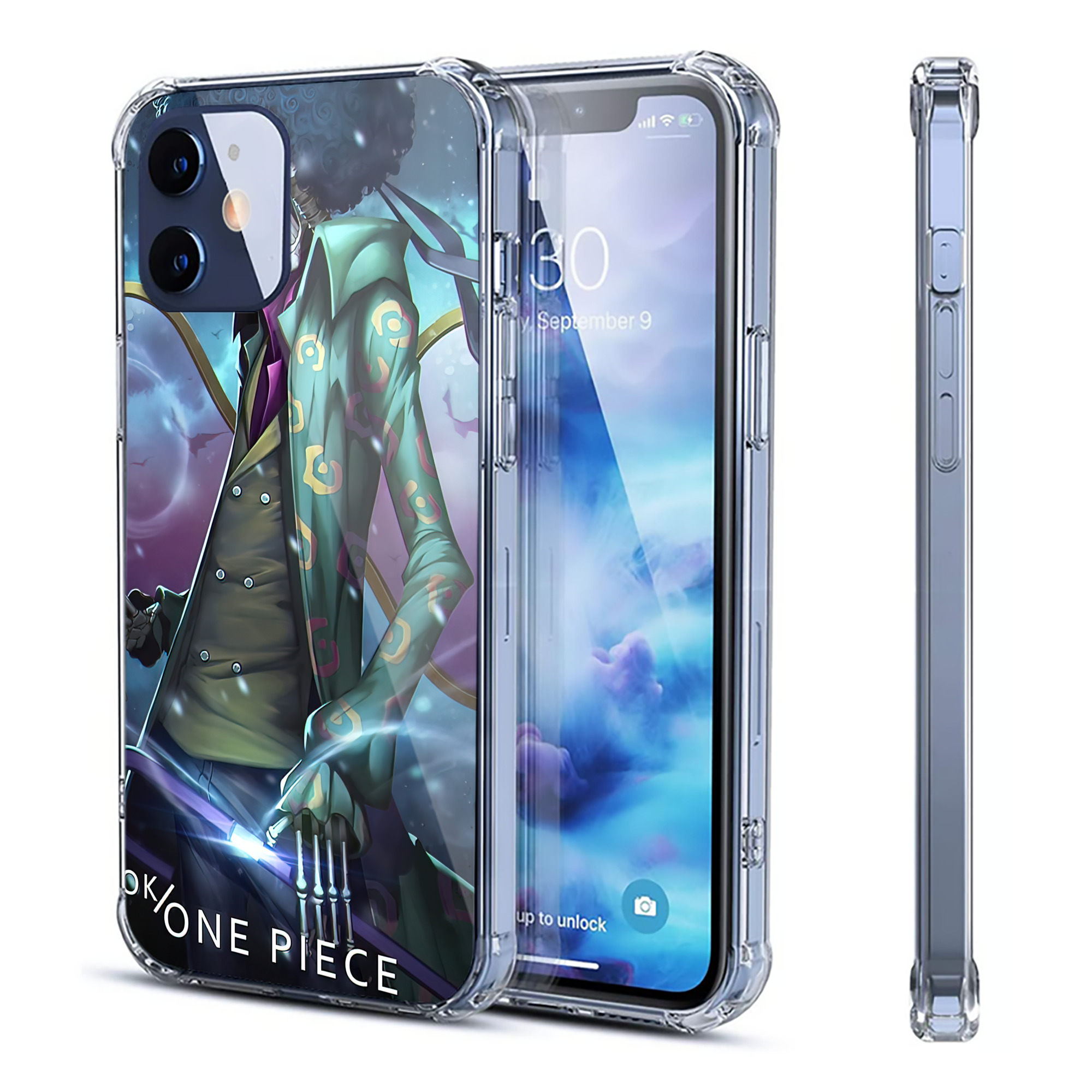 （画像用） ワンピース ONE PIECE 【iPhone 12シリーズ対応】透明スマホケース（クリアソフトケース）